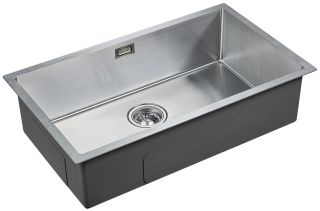 Мойка кухонная Paulmark Koher PM807444-BS брашированная нержавеющая сталь